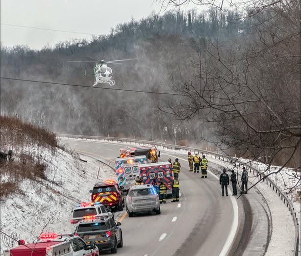 Person flown to hospital after rollover crash along I-70 West in ...