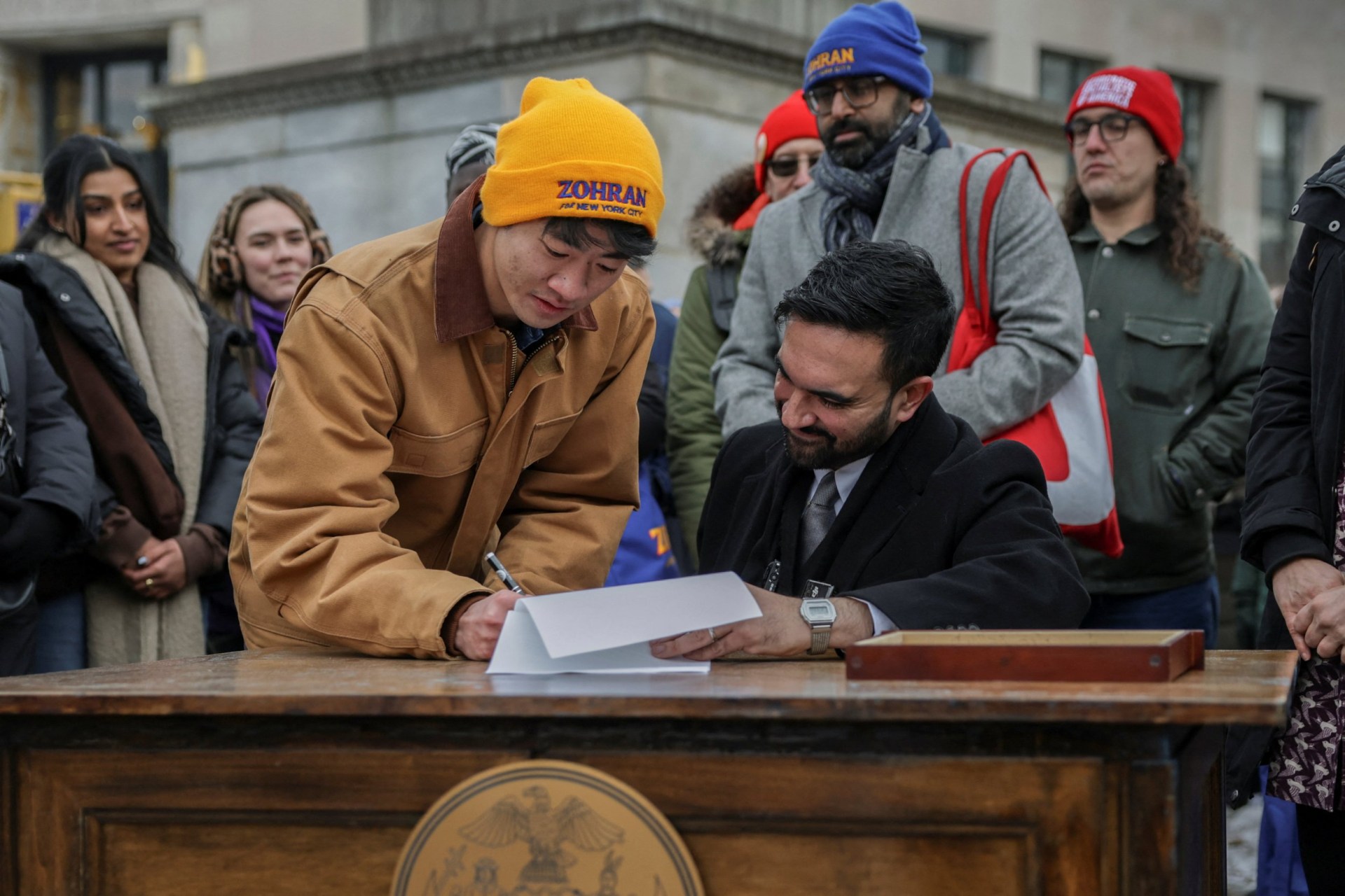 Mamdani signals break from Trump with first moves