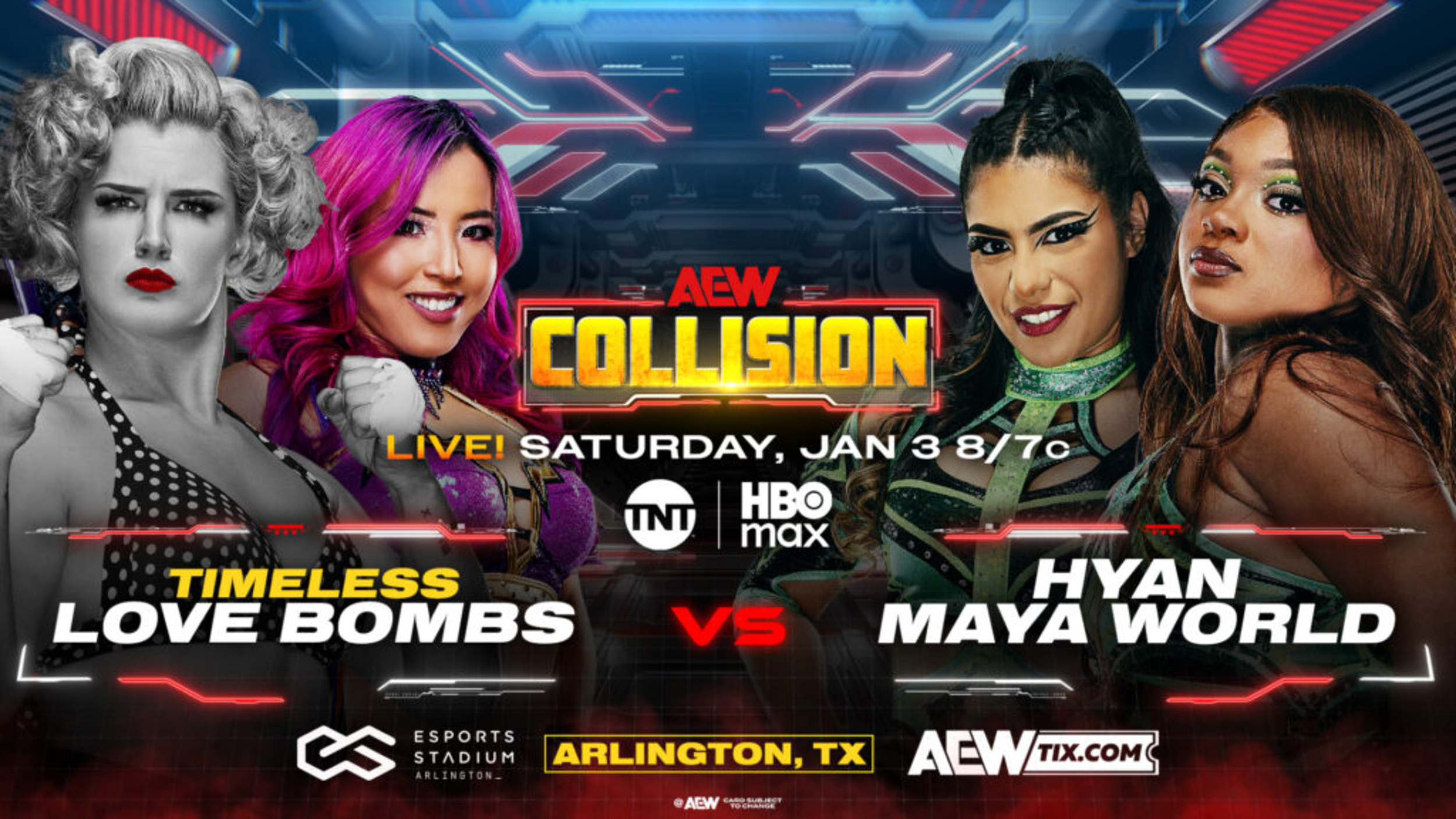 AEW Collision preview (1/3/26) – AEW’s 2026 Arlington residency begins<br><br>