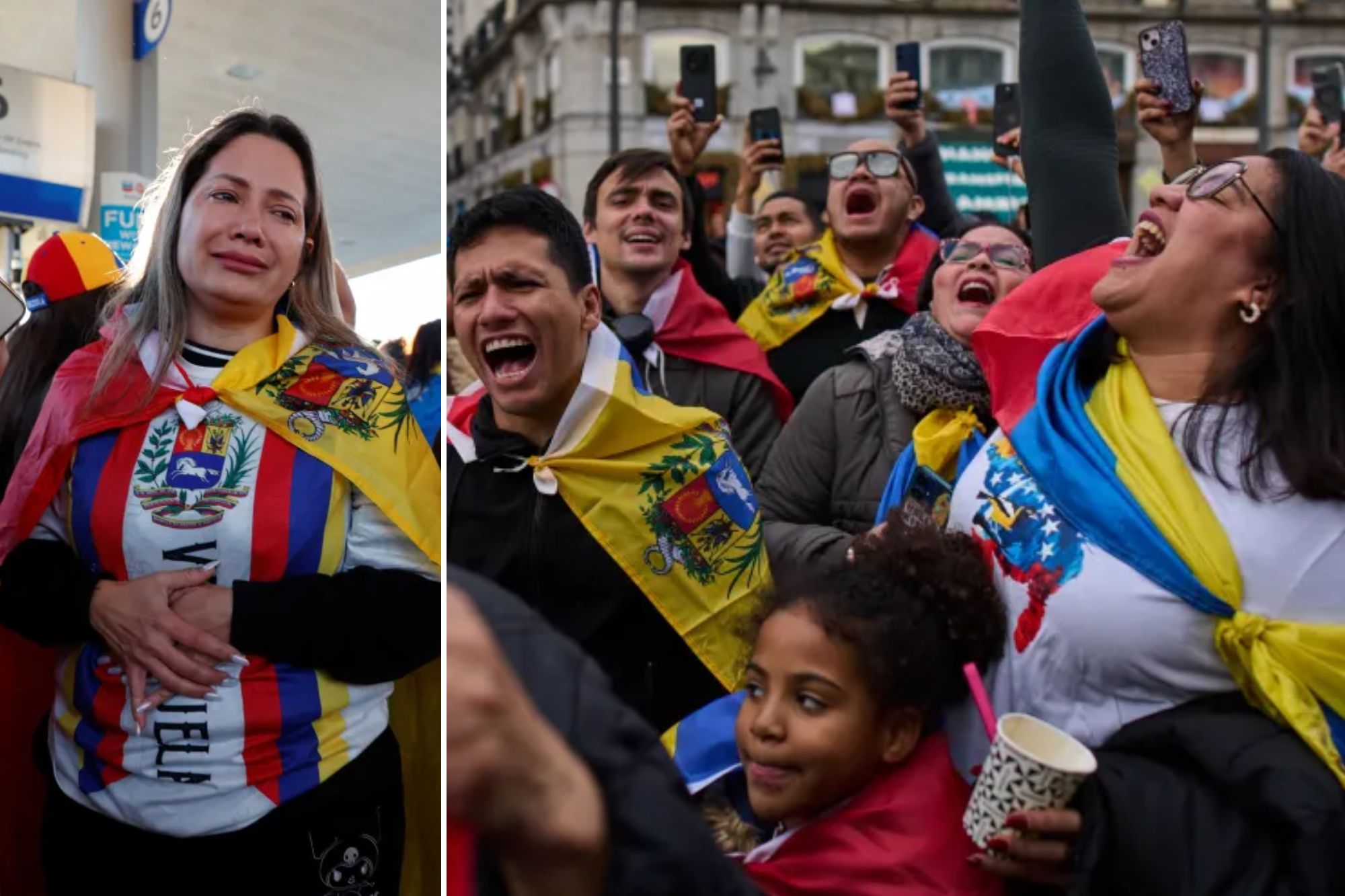 Venezuelans across the globe celebrate US capture of Nicolás Maduro