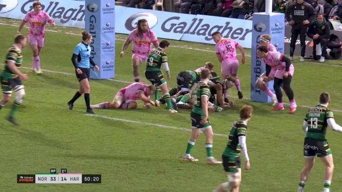 All tries from Northampton Saints vs Harlequins in the 2nd half