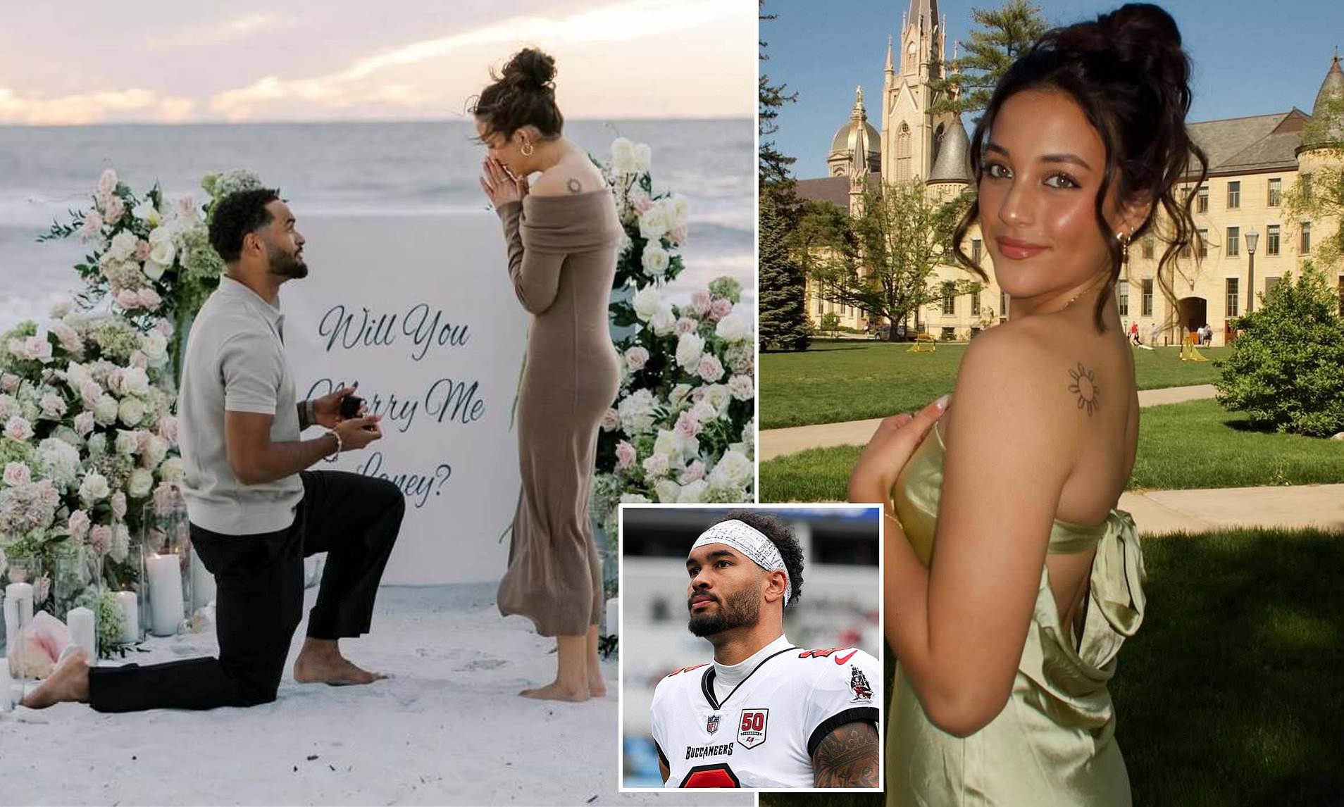 NFL rookie sensation announces engagement to soccer star girlfriend ...