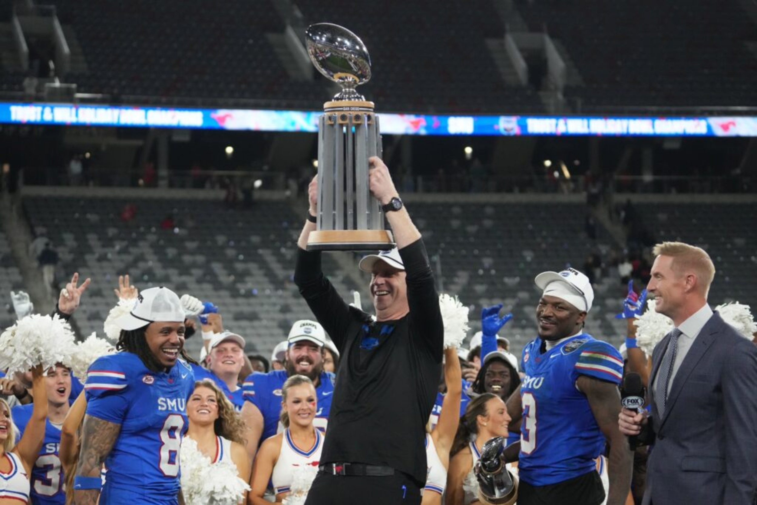 It was a tale of two halves in the Holiday Bowl