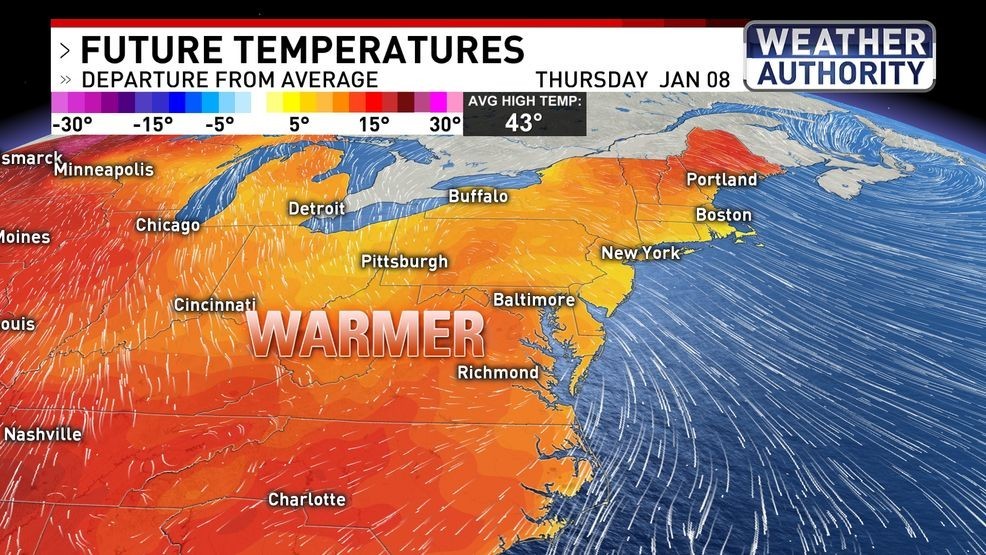 Cold continues this weekend before a big warmup in Baltimore