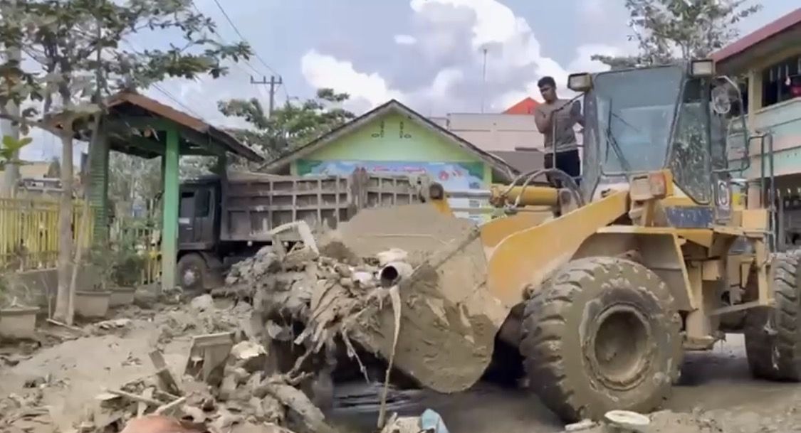 Polri pulihkan sekolah pascabanjir, SD Negeri 1 Karang Baru Aceh Tamiang siap digunakan