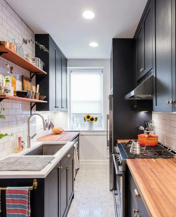 Think big in small spaces: 30 galley kitchen ideas that really cook