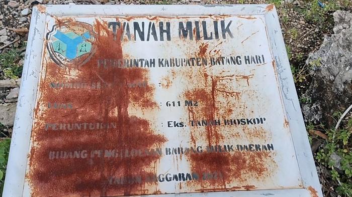 Yang tersisa dari Bioskop Mawar di Batang Hari yang berdiri sejak 1950-an