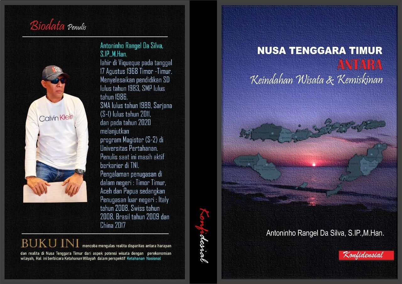 PATI TNI AD Antoninho Rangel da Silva terbitkan buku: Nusa Tenggara Timur antara keindahan wisata & 