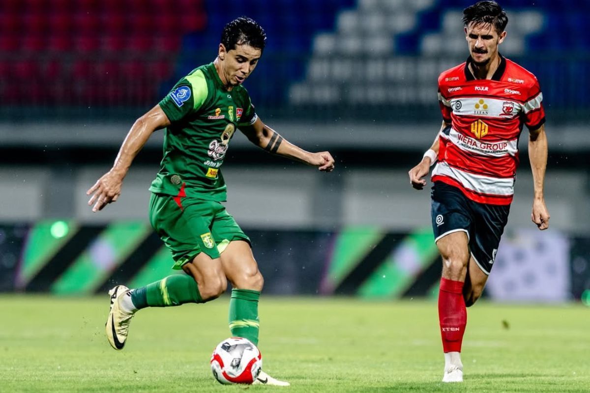 Persebaya Surabaya menang! Gol tunggal Bruno Moreira bungkam Madura United 1-0 di Pamekasan