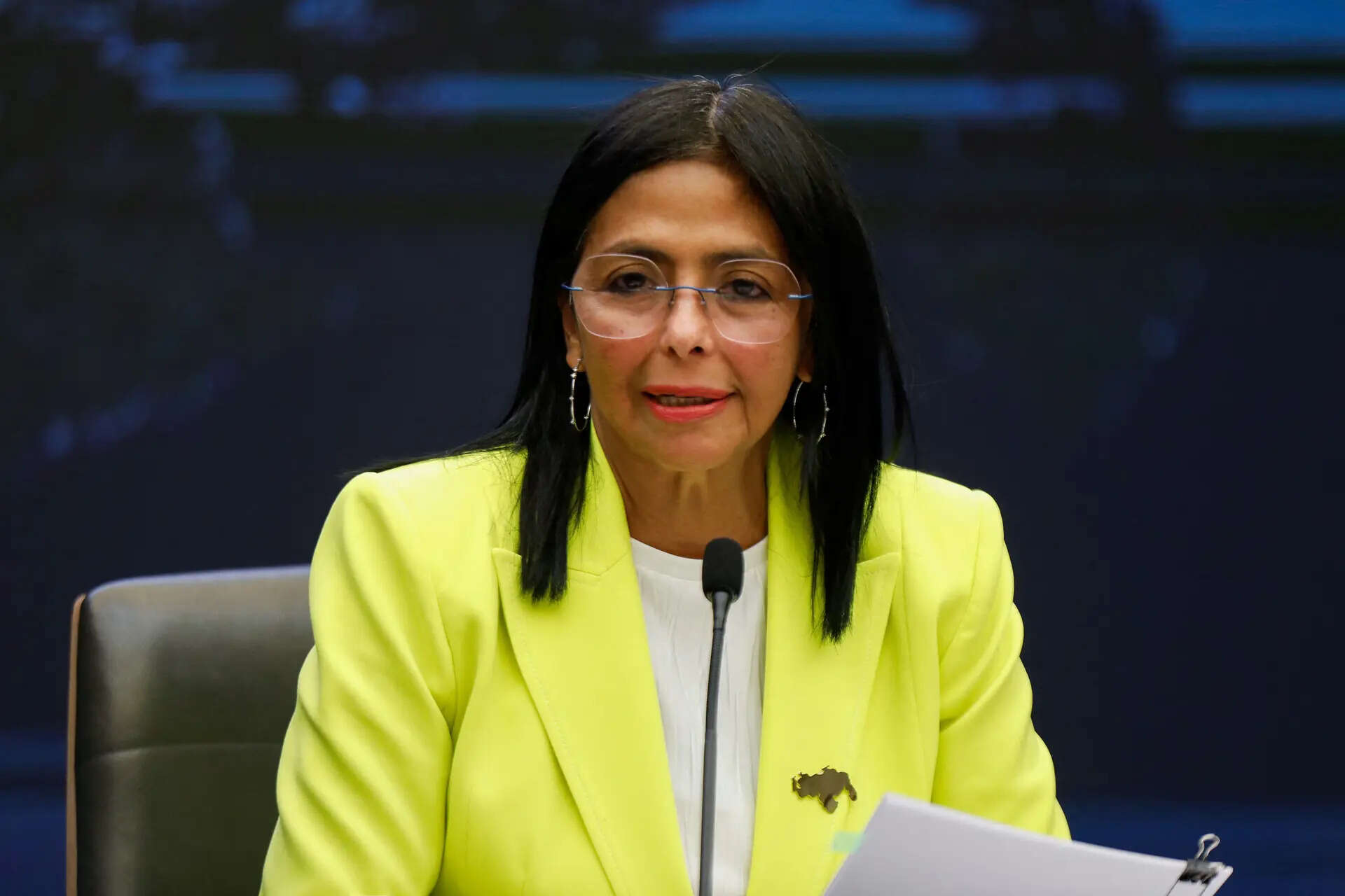 Who is Delcy Rodriguez, the vice president who could replace Venezuela ...