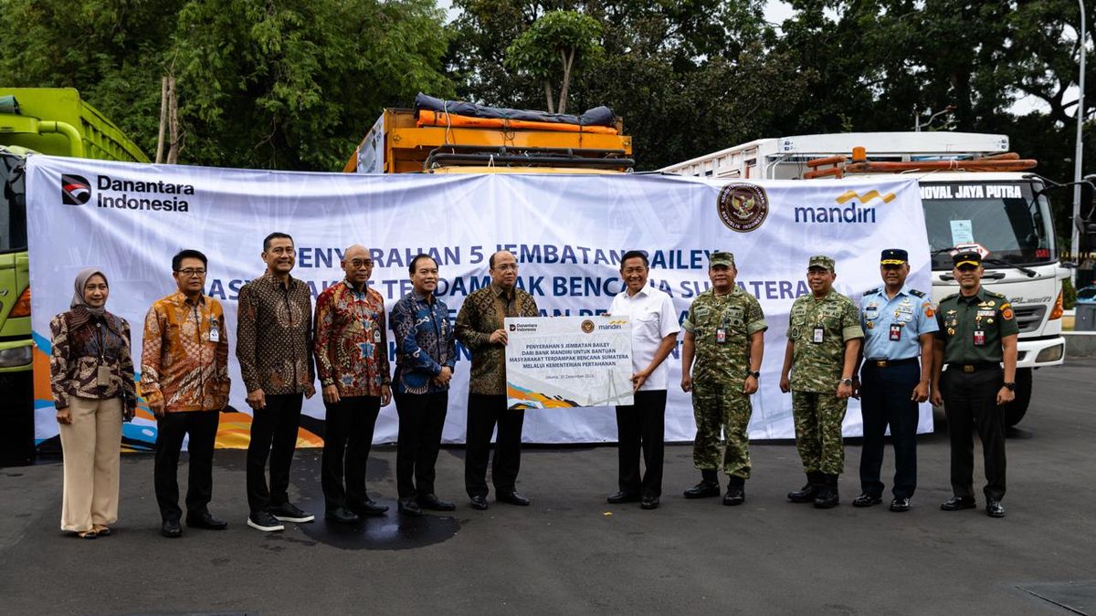 Perbaiki Konektivitas Bencana Sumatera, Bank Mandiri dan Kemenhan Bangun 5 Jembatan