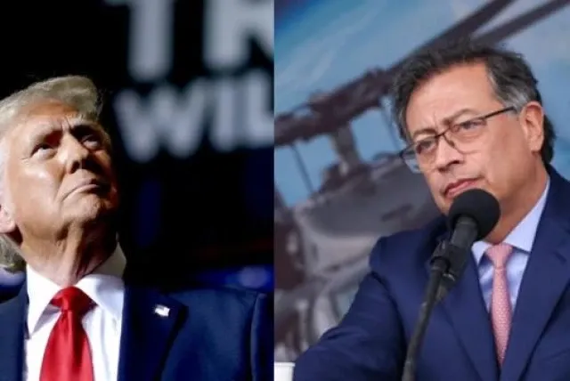 Trump volvió a advertirle a Petro que se 'cuide el trasero' y lo sigue ...