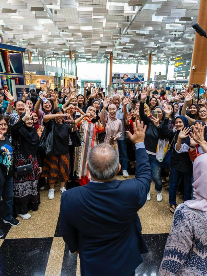 Dubes RI Purna Tugas, Dilepas Banyak Orang di Bandara Changi