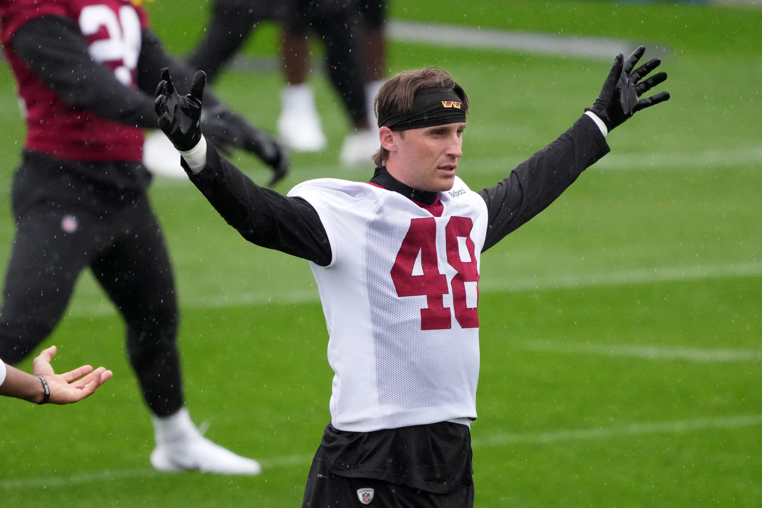 Commanders elevated WR River Cracraft & DT Ricky Barber<br>