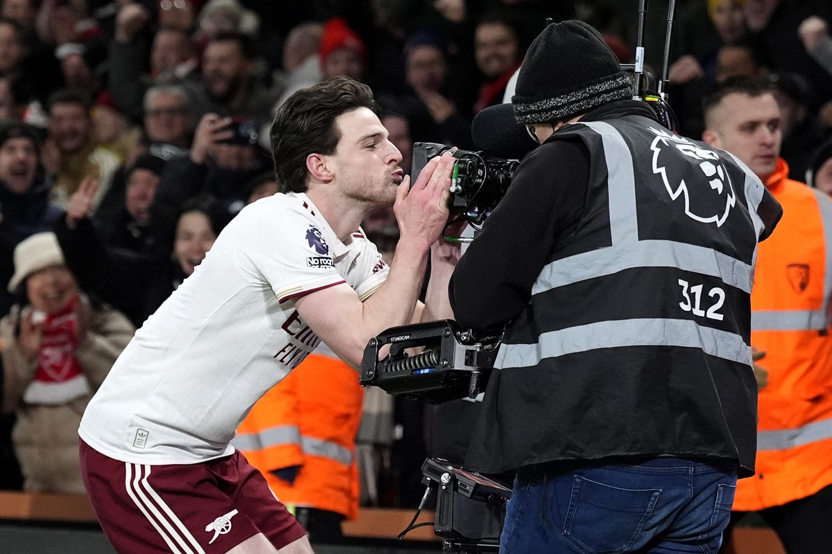 Declan Rice among best midfielders in the world, says Arsenal boss ...