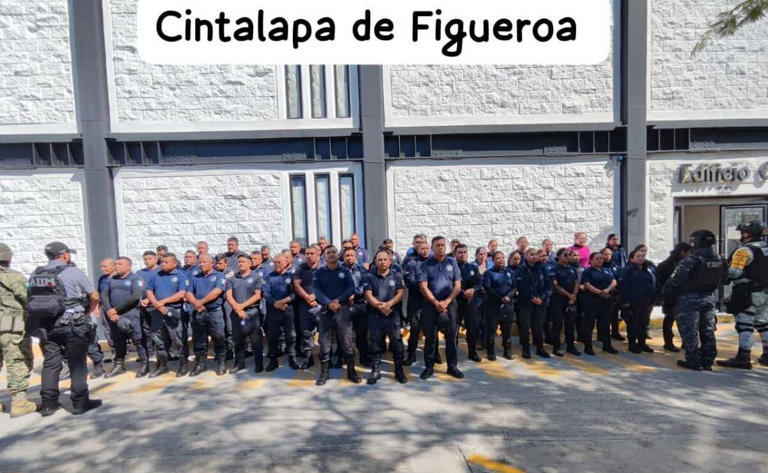 Detienen a 157 policías en Chiapas; presuntos vínculos con la delincuencia organizada. Foto: Especial.