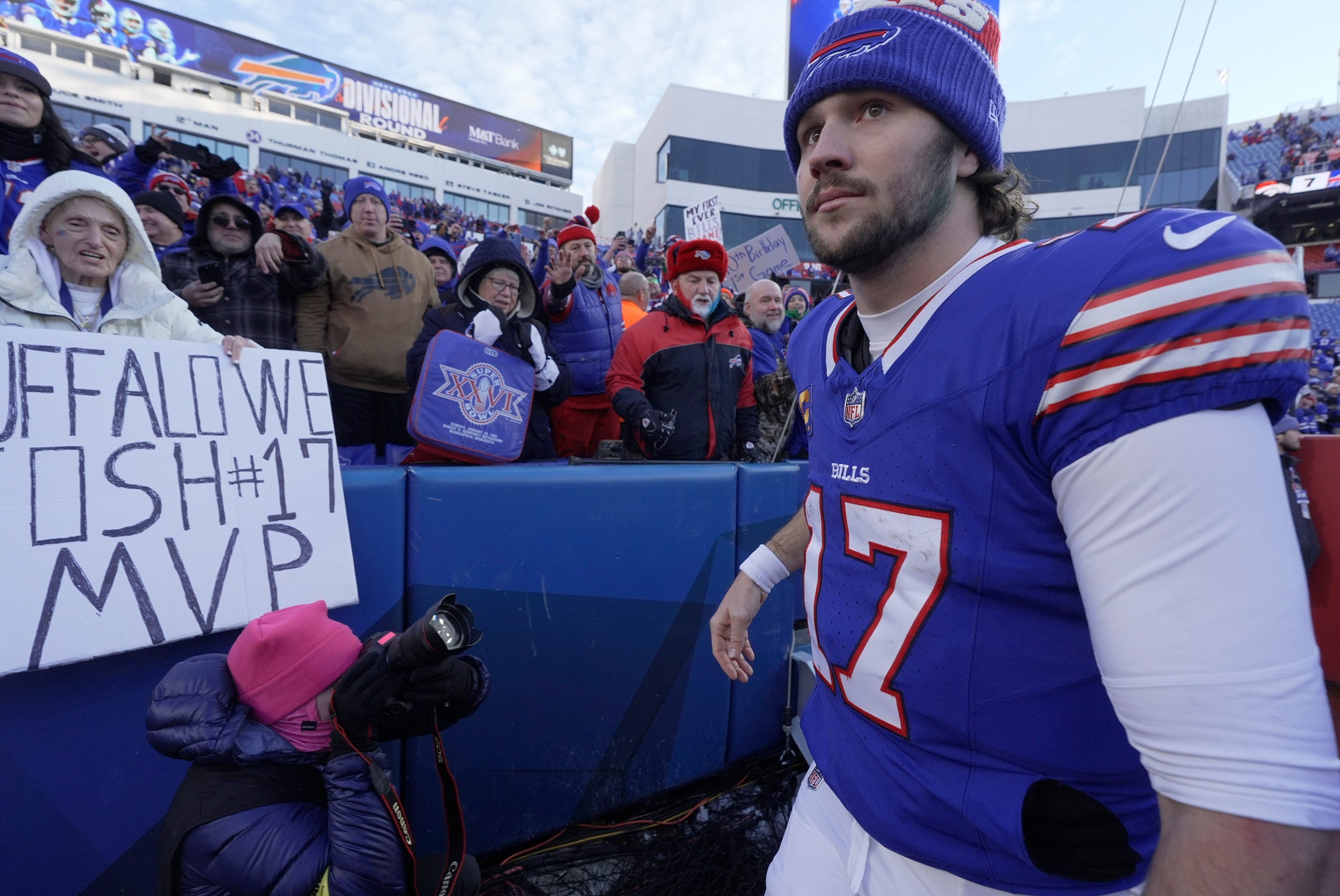 Josh Allen, Bills locker room reveal Highmark Stadium experiences