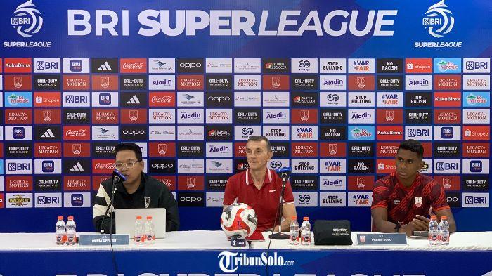 Jordy Tutuarima Absen, Milo Fokus pada Hasil Akhir Persis Solo vs Persita Tangerang