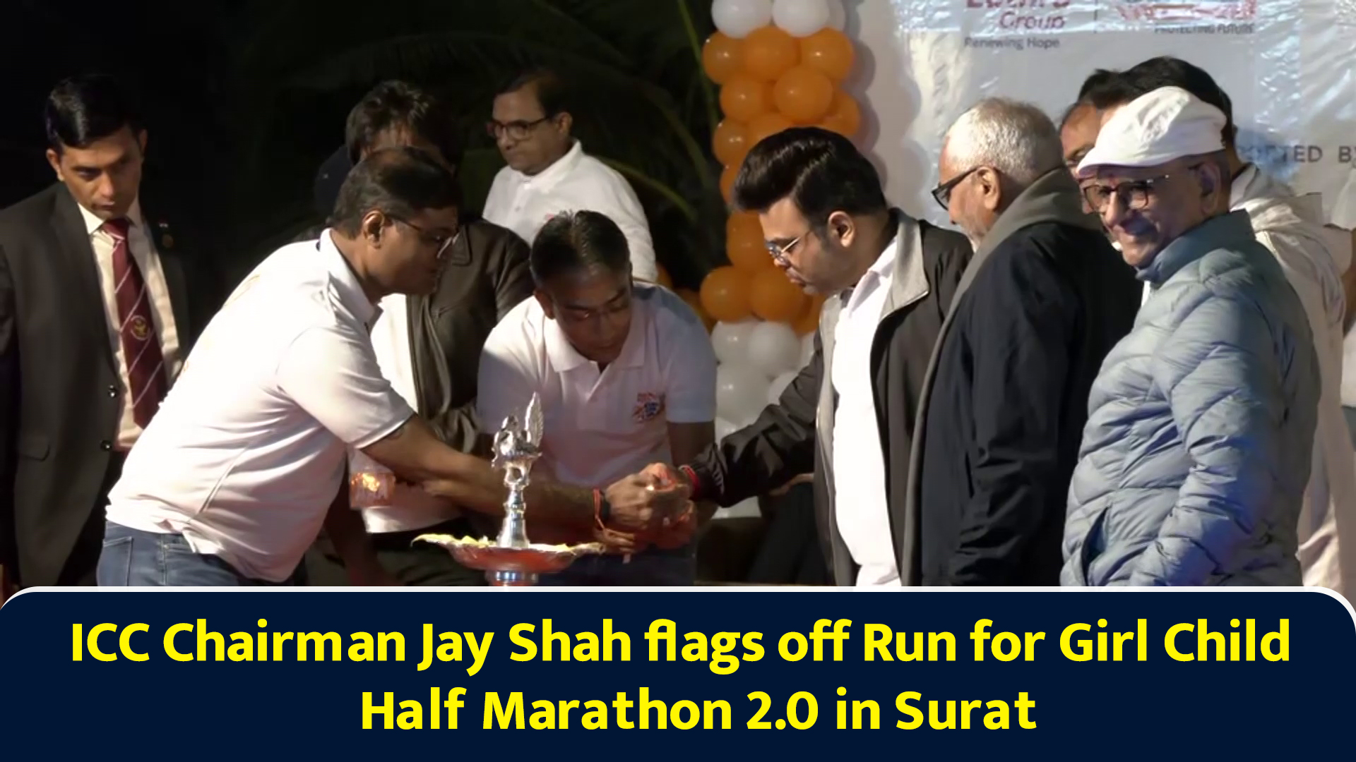 ICC chairman Jay Shah flags off Run for Girl Child Half Marathon 2.0 in ...
