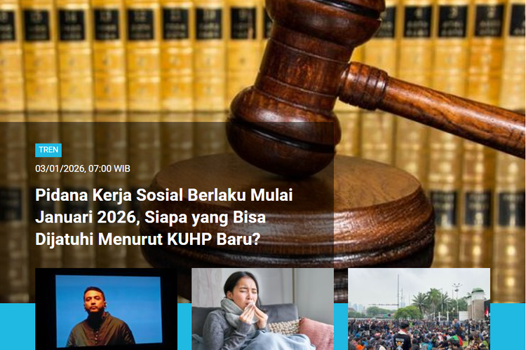 Tren pidana kerja sosial mulai 2026 | Kumpul kebo bisa dihukum