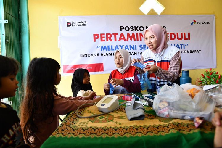 Relawan Pertamina Bantu Korban Bencana Sumatera di Tahun Baru