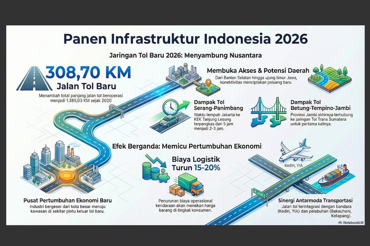 Jalan Tol 9 Jalur Dibuka 2026, Penggerak Ekonomi Daerah Baru