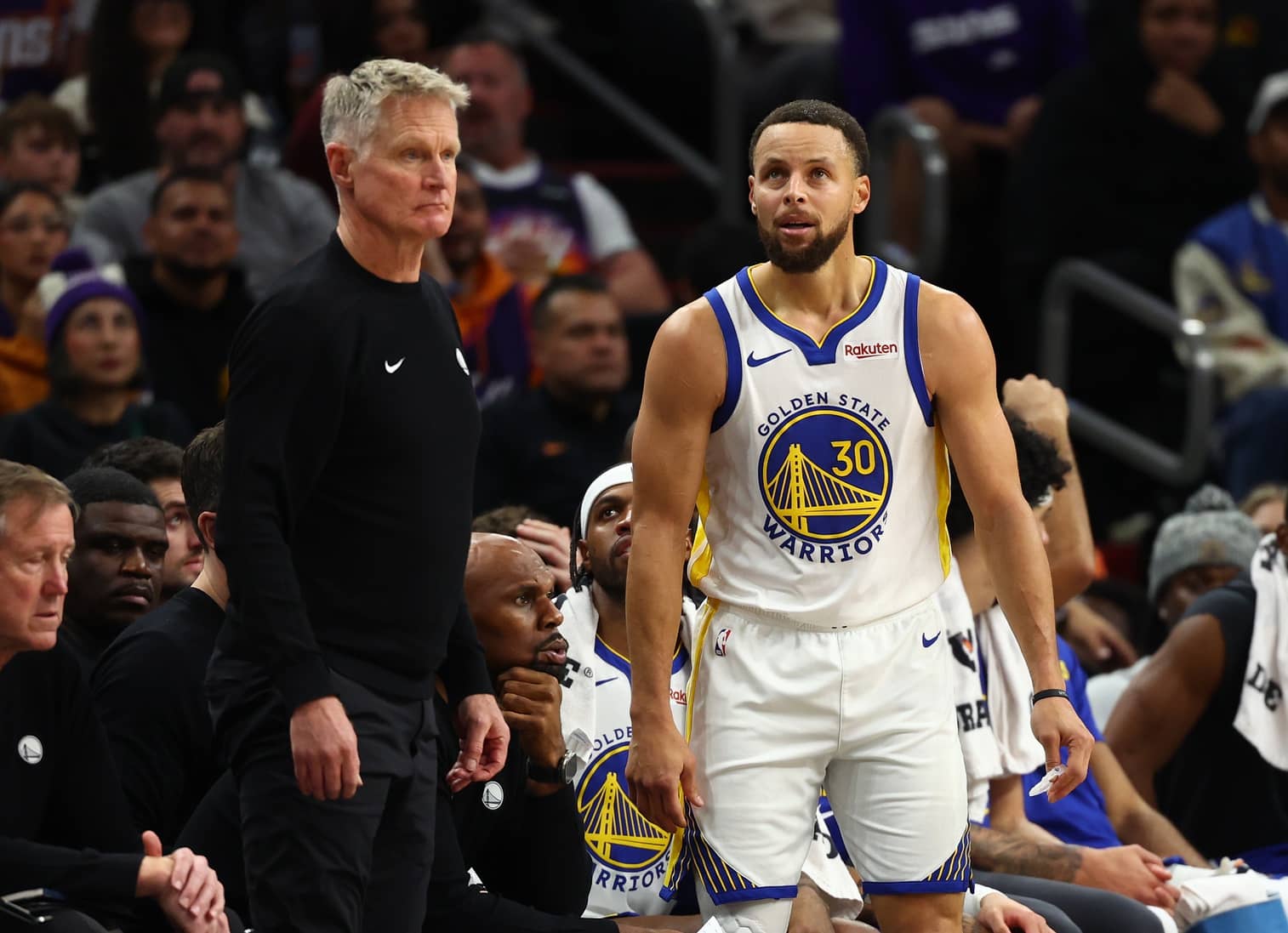 Steve Kerr And Stephen Curry React To Draymond Green Getting Ejected Again