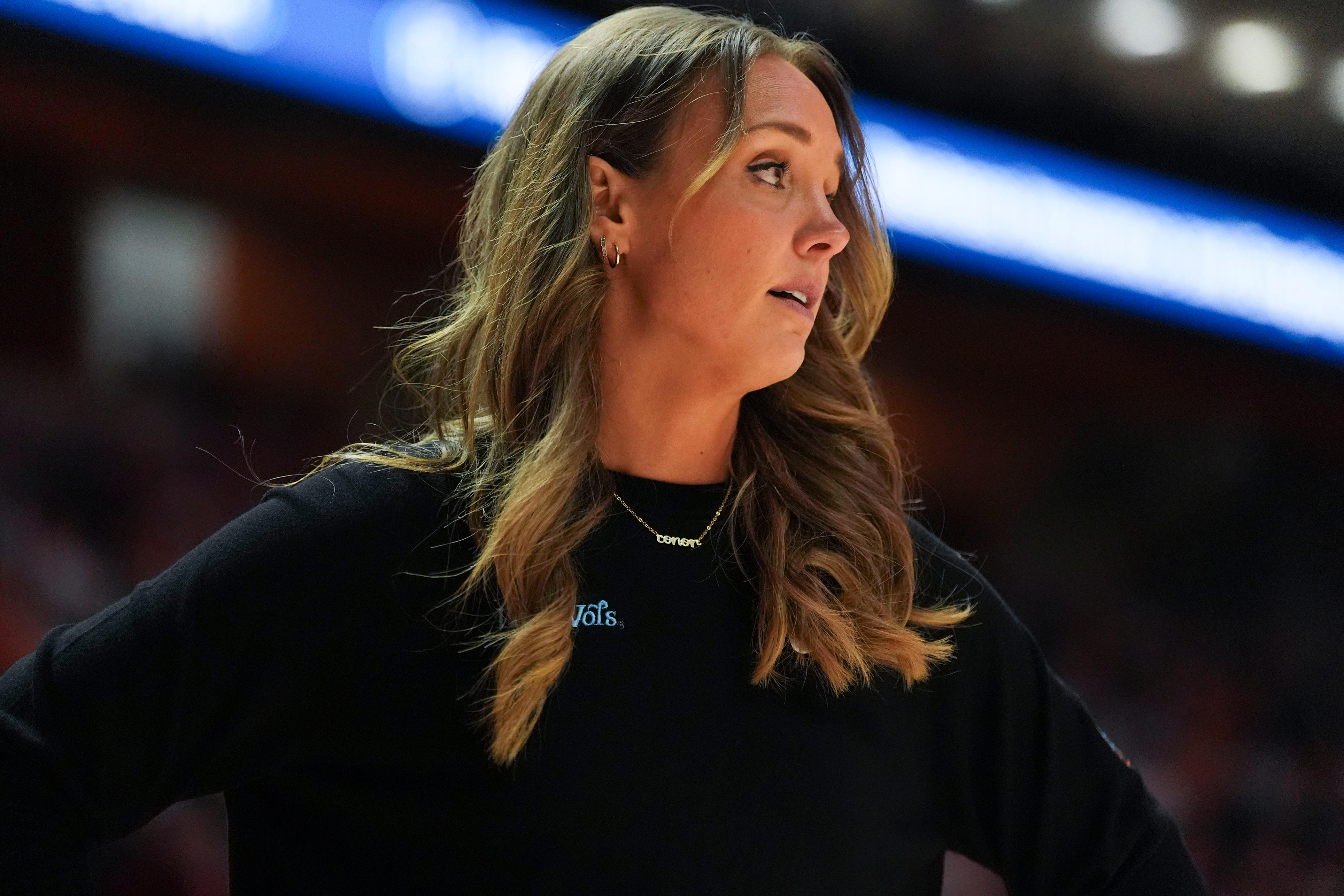 Why coach Kim Caldwell hides her son in office during Lady Vols practice<br><br>