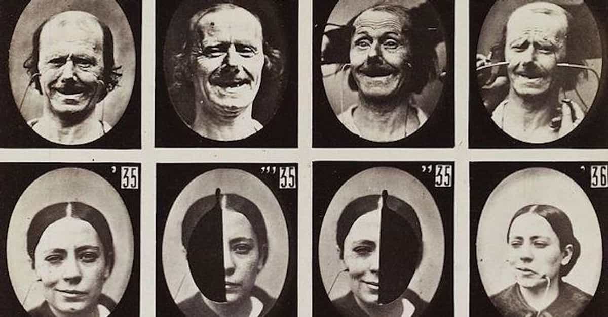 Creepy 19th-century facial expression experiments