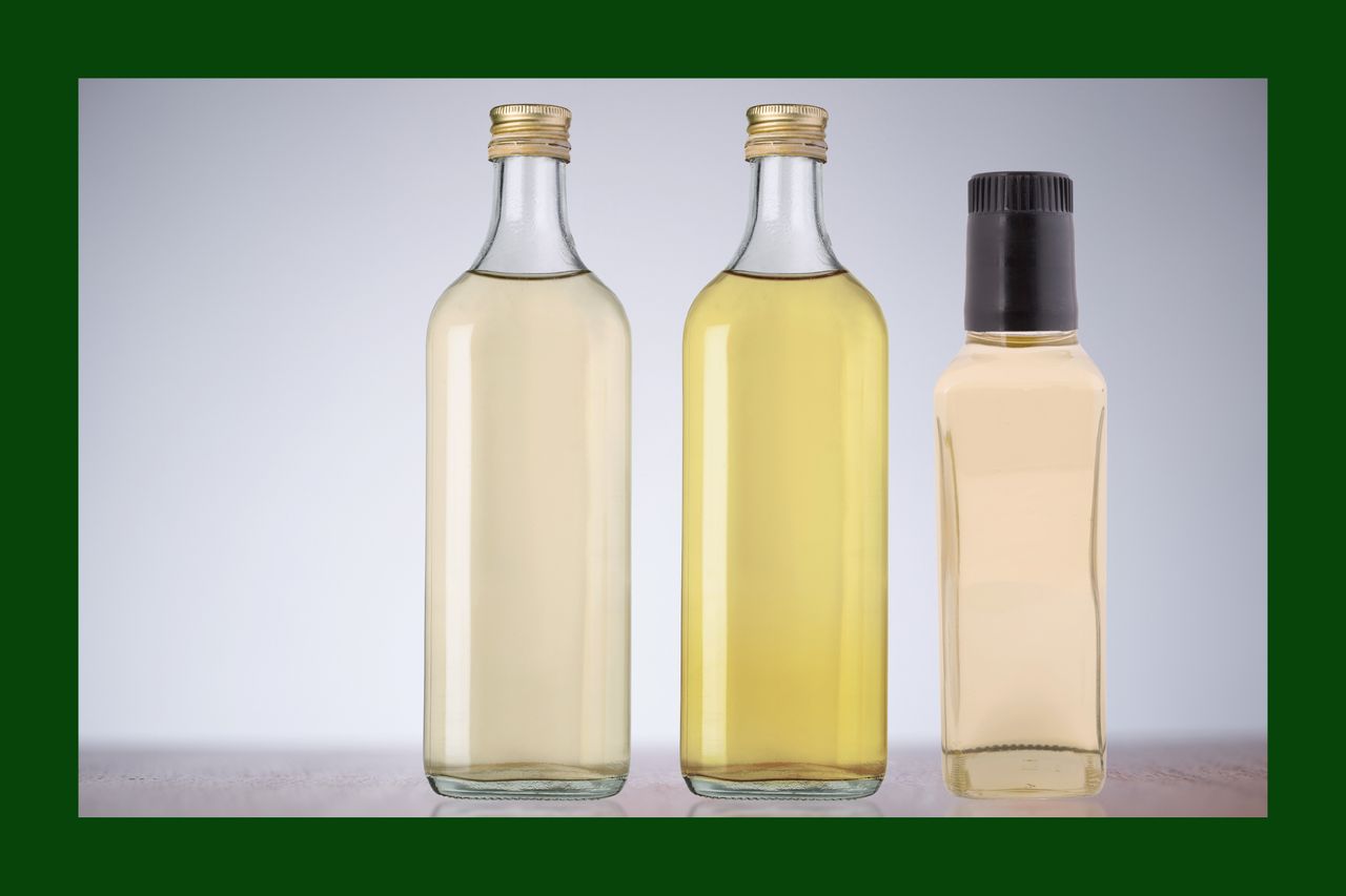 Three kinds of vinegar.