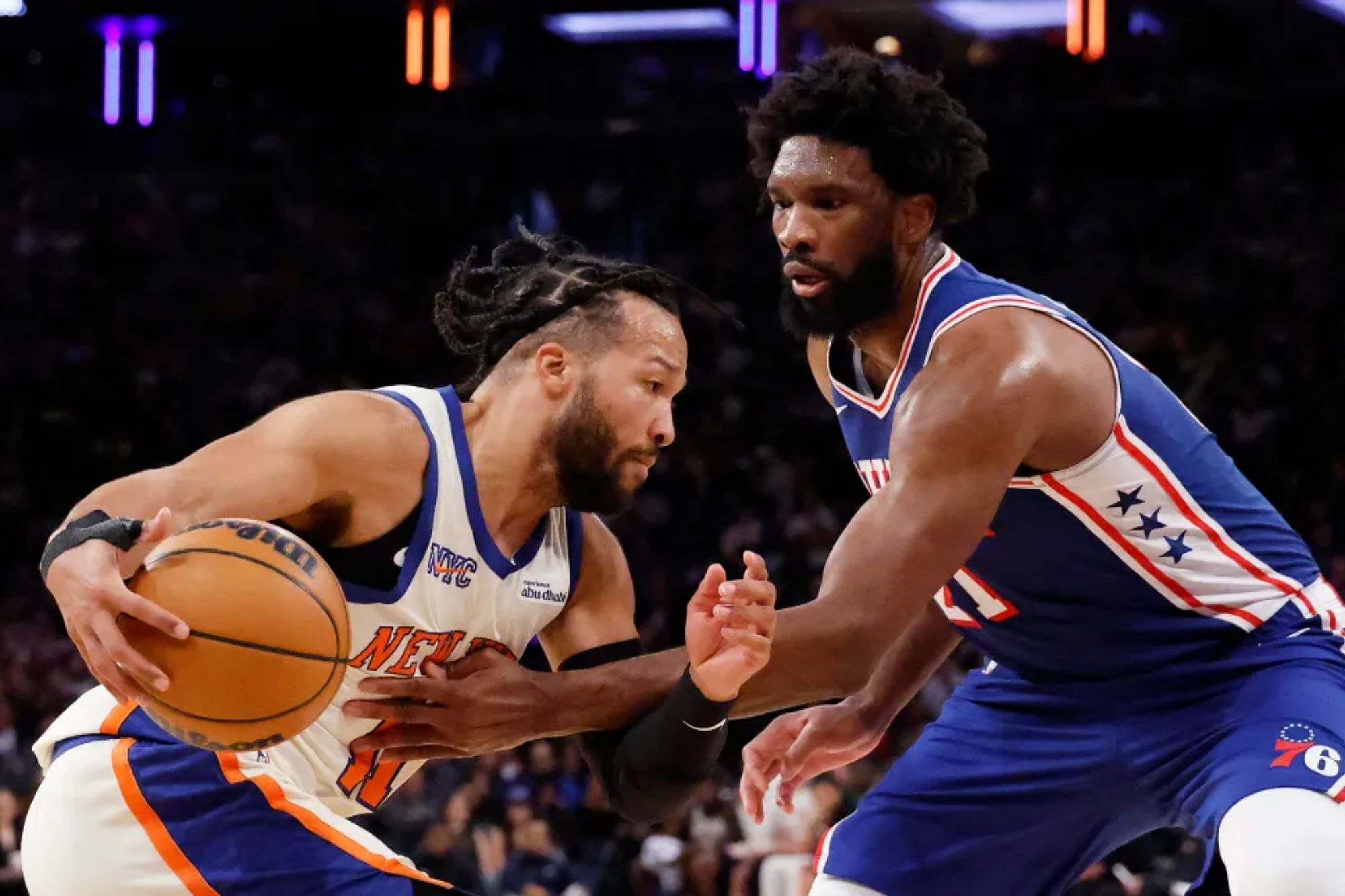 Knicks nemesis Joel Embiid gets last laugh in MSG return following 2024 ...