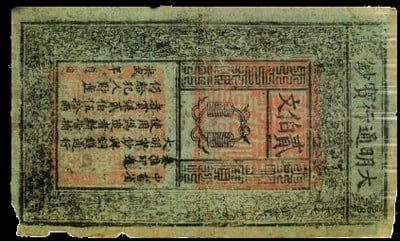 Which country introduced paper money to the world?