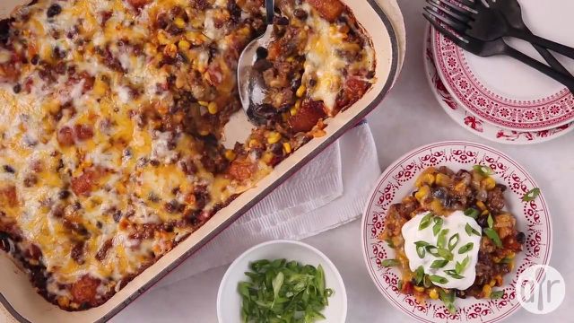 Tater Tot Taco Casserole
