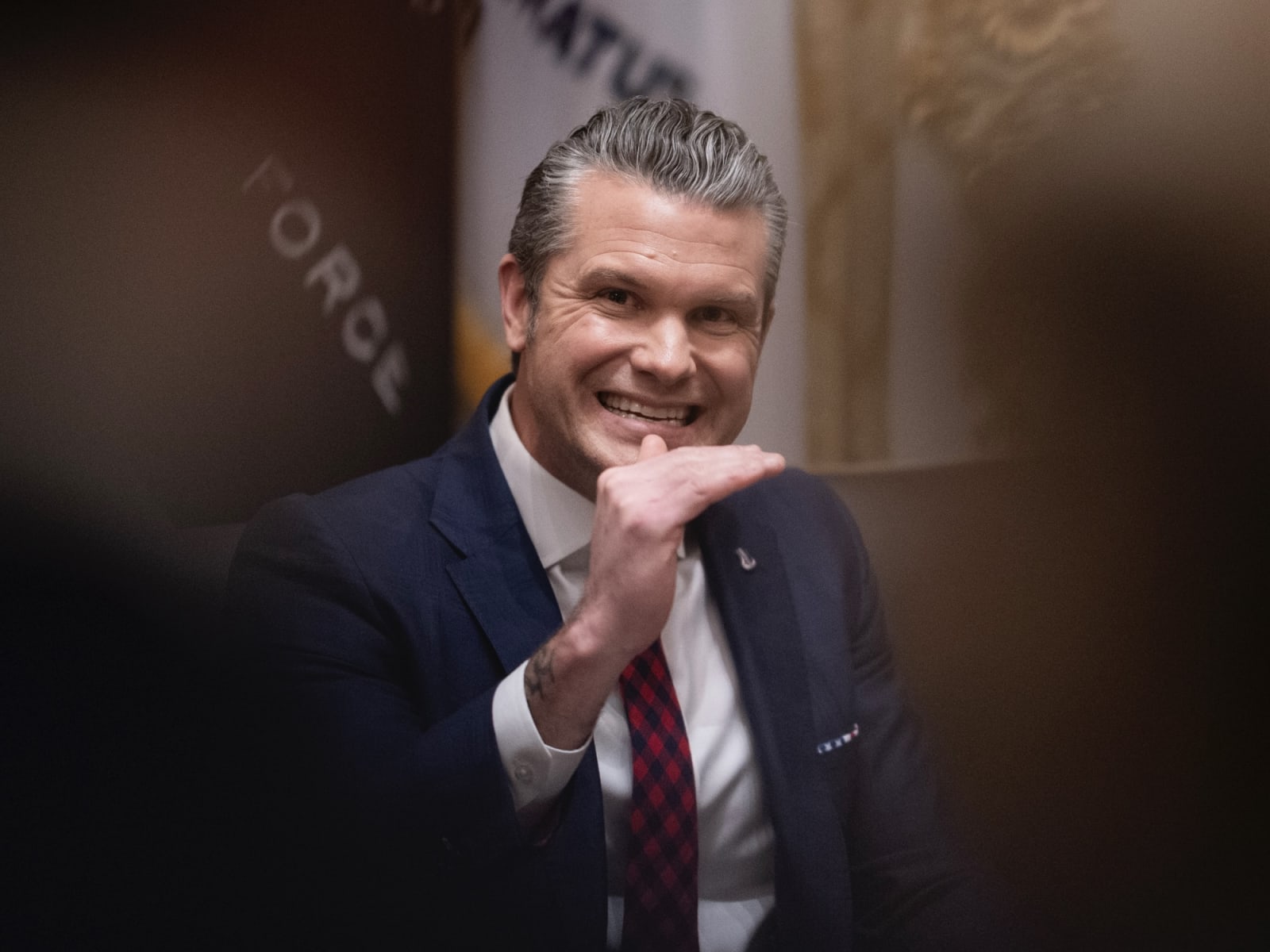 Pentagon princess' Pete Hegseth 'caught' with makeup compact before war ...