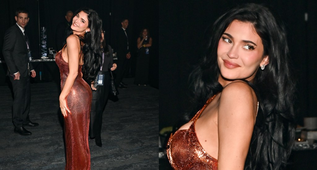 Kylie Jenner shimmers in custom Ludovic de Saint Sernin at the Palm Springs International Film Awards 2026<br><br>