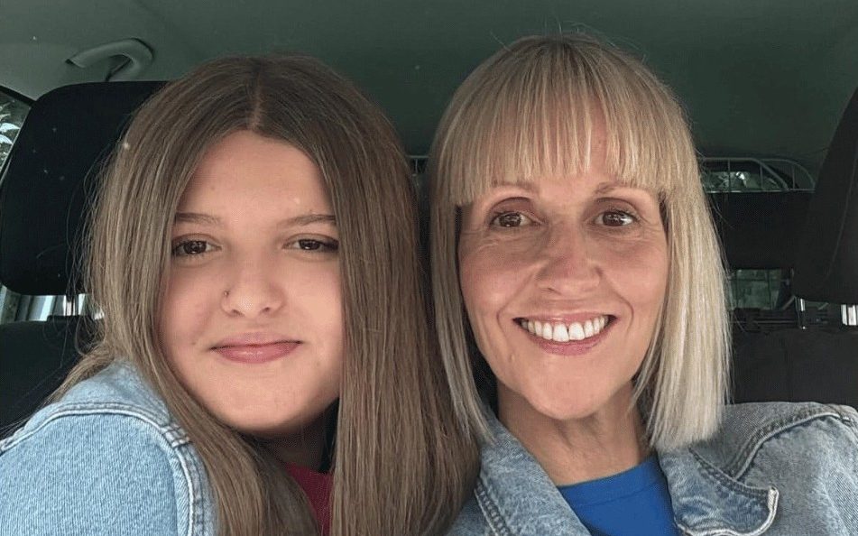 Pictured: Mother and daughter swept out to sea<br>