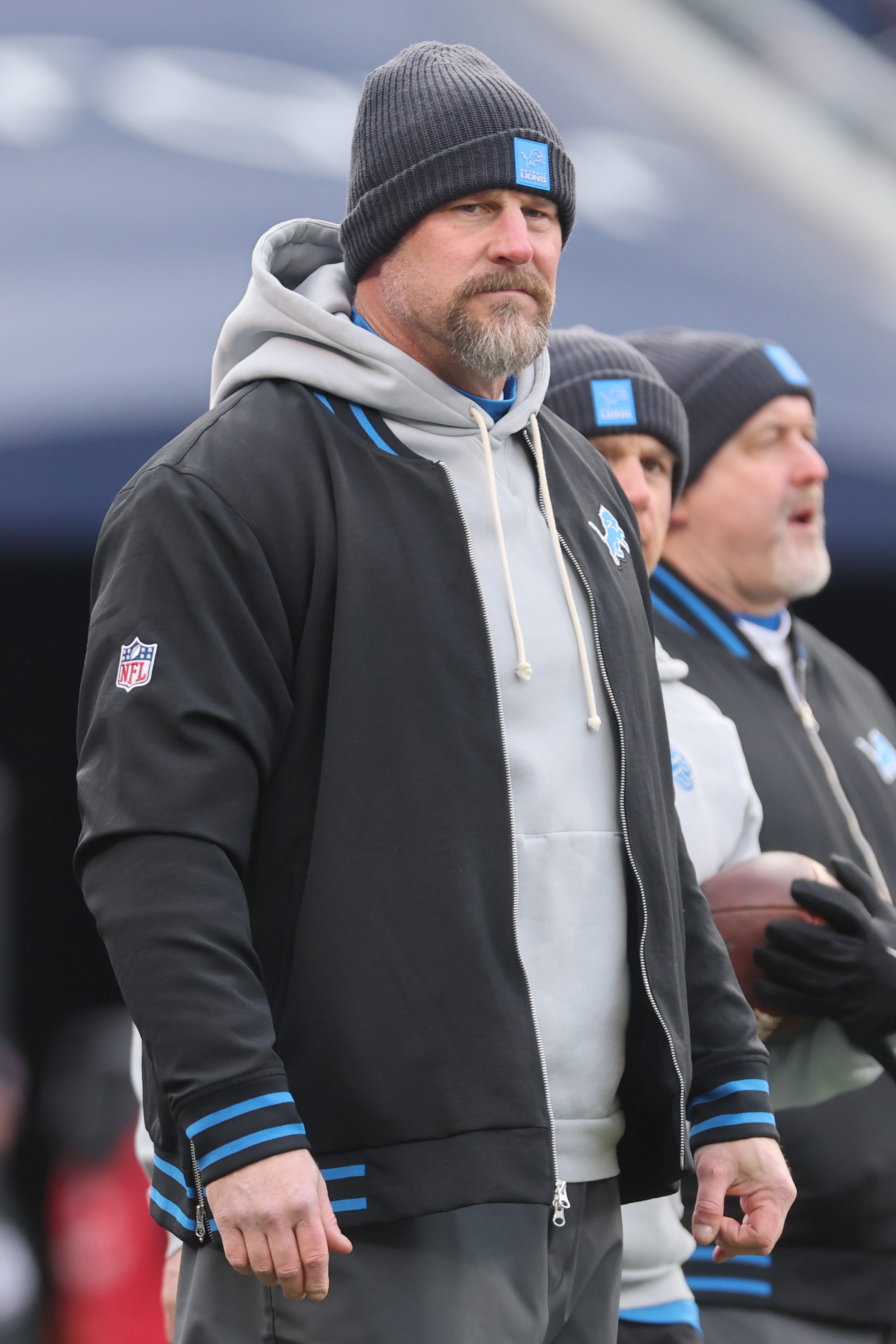 Watch Dan Campbell's last locker room speech of season after Lions win
