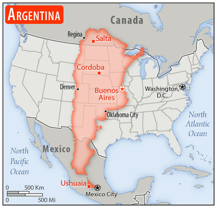 30 Countries Compared To The United States With A Real Scale Perspective