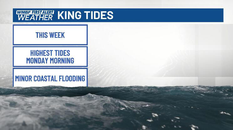 FIRST ALERT: King tides returns this week, minor coastal flooding possible