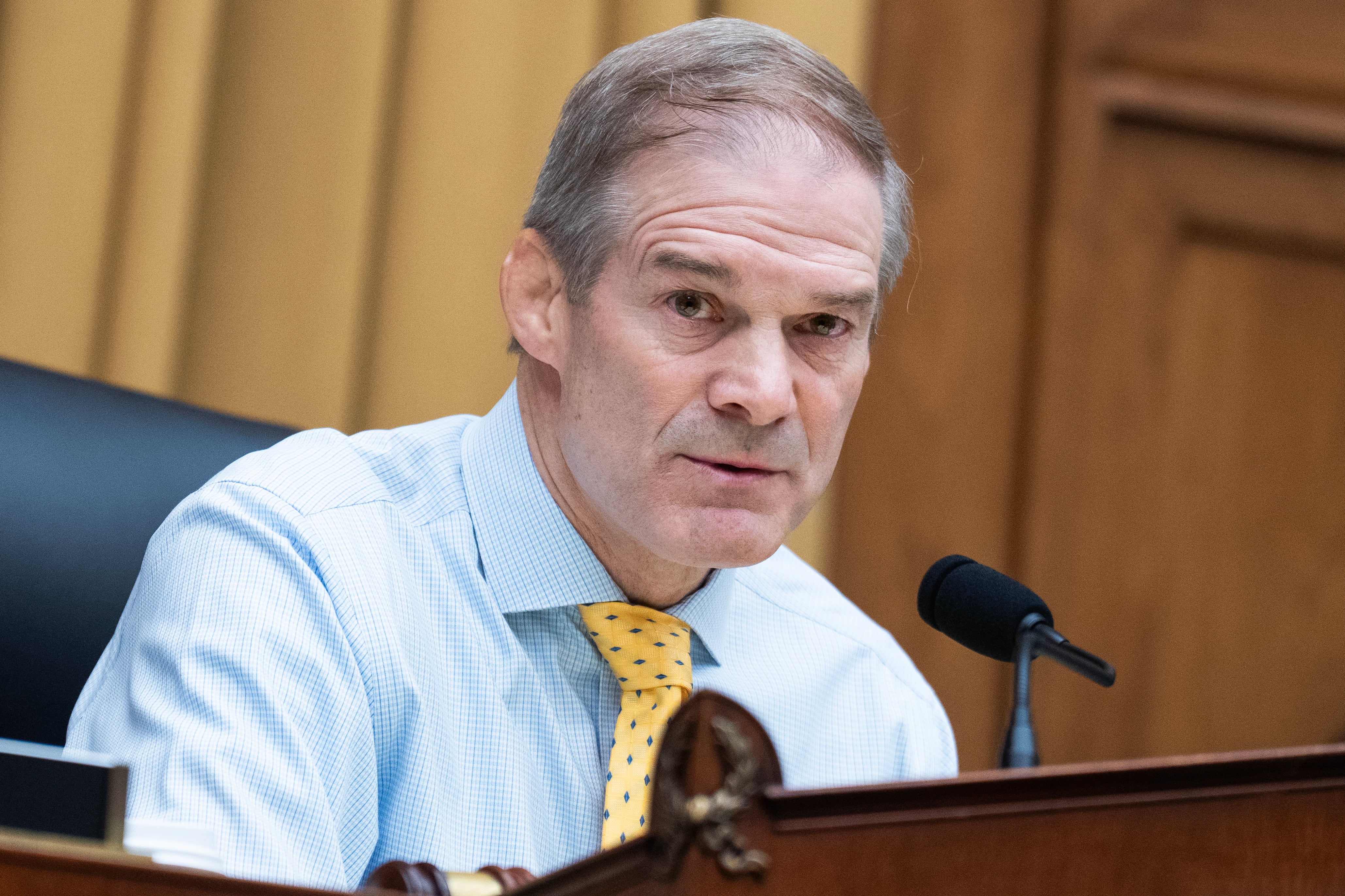 House Judiciary Committee Chairman Jim Jordan wrote a letter to Attorney General Pam Bondi referring former CIA Director John Brennan for criminal prosecution. / Tom Williams/CQ-Roll Call, Inc via Getty Images