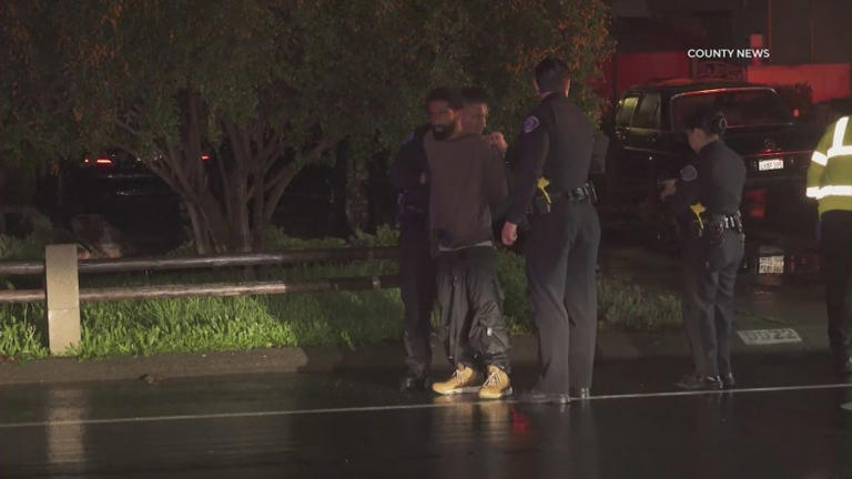 Orange County police officer in critical condition after being struck ...