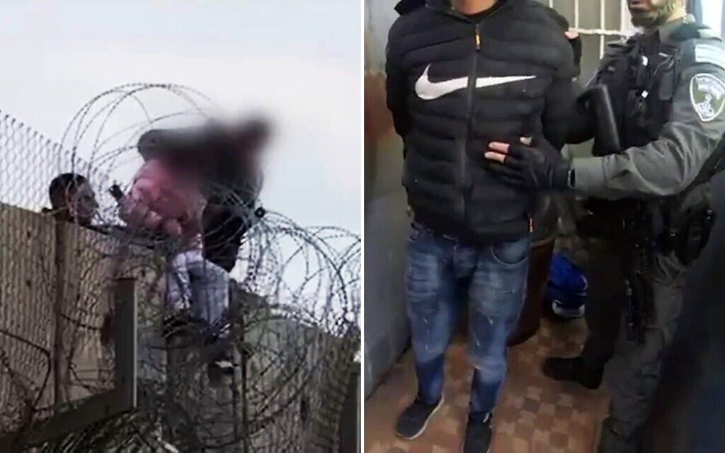 West Bank Palestinian arrested for lowering girl over barrier into ...