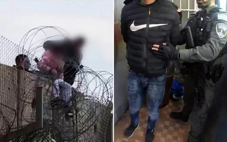 West Bank Palestinian arrested for lowering girl over barrier into ...