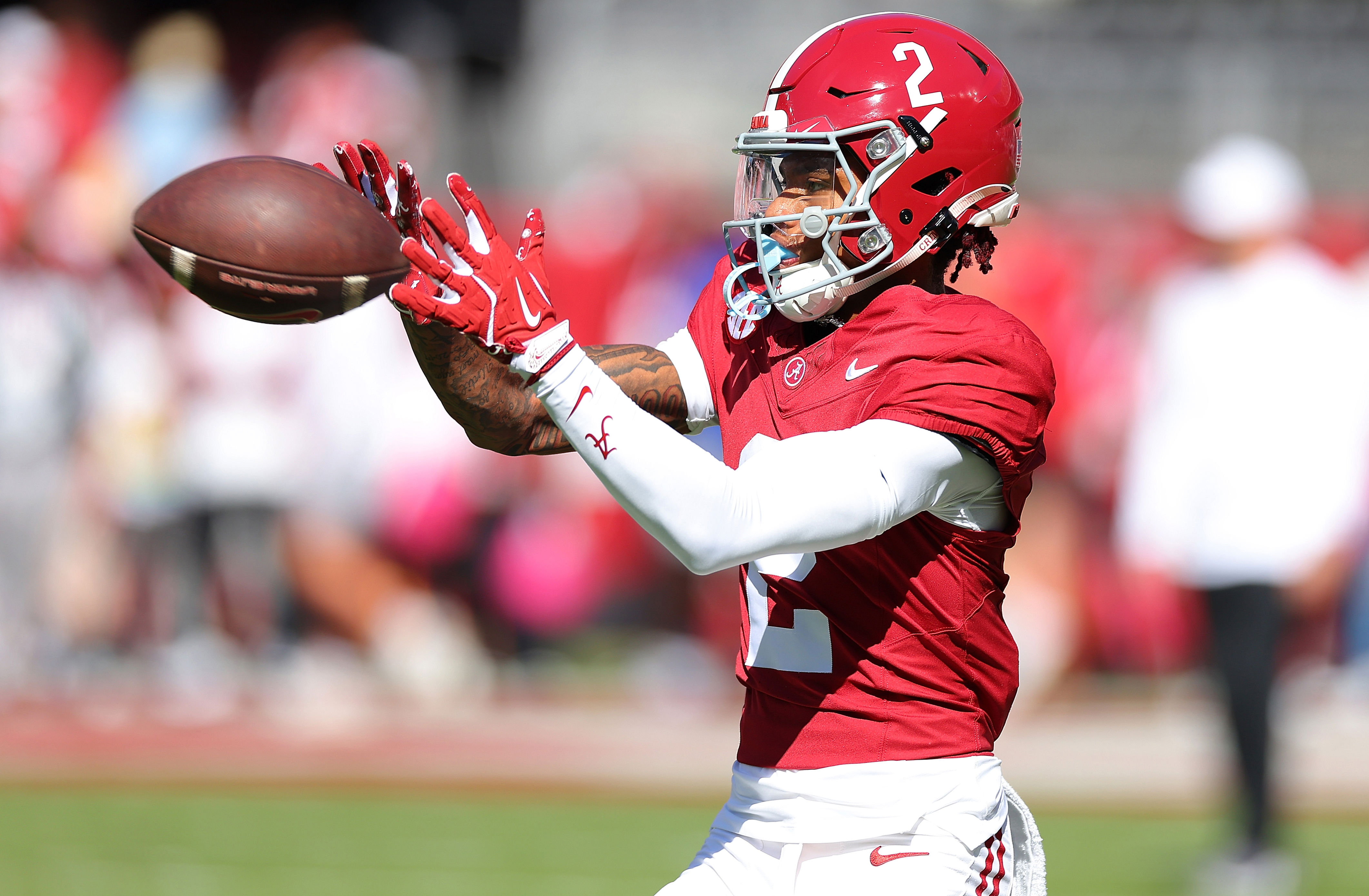 Alabama’s Ryan Williams reacts to 5-star WR teammate hitting transfer portal<br>