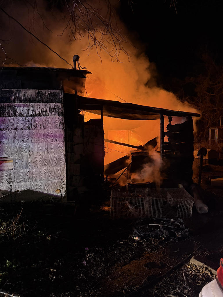 Early morning fire in Cisco leaves house a total loss