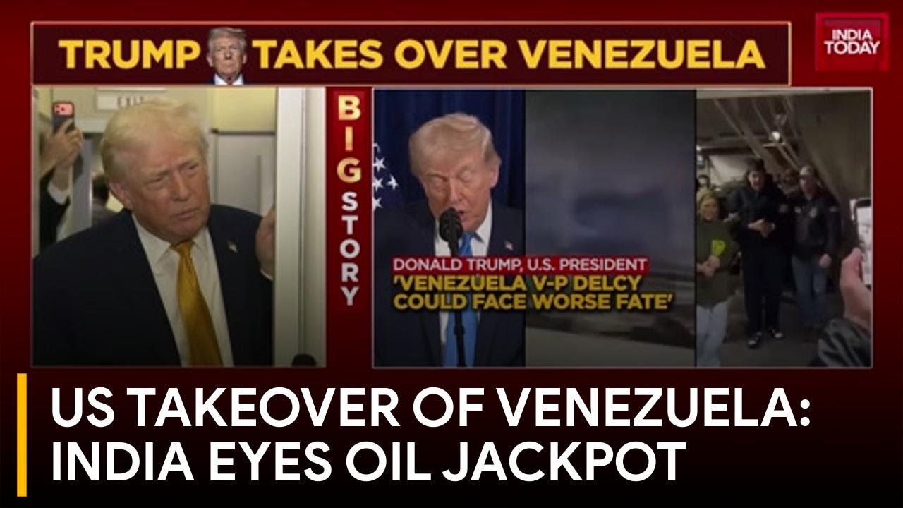 US topples Maduro: Trump warns interim leader Delcy Rodriguez, India eyes $1 billion oil dues recovery<br>