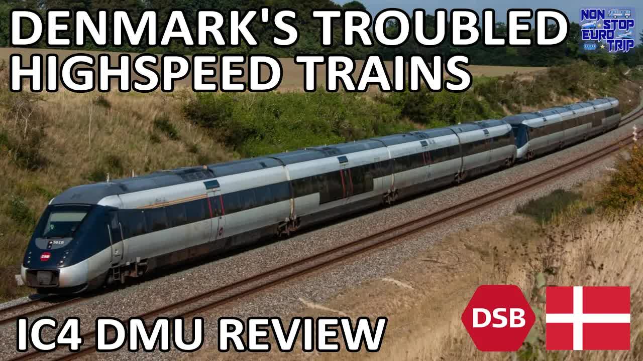 DENMARK'S TROUBLED HIGHSPEED TRAINS / DSB IC4 DMU REVIEW / DANISH TRAIN ...