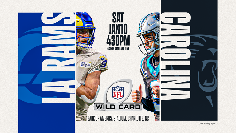 NFL reveals wild-card schedule: When is Rams vs. Panthers?