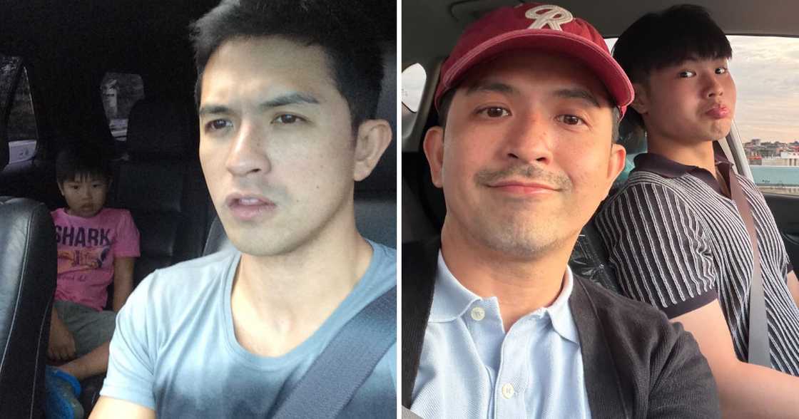 Dennis Trillo’s nostalgic post showing him and his son Calix inside a ...