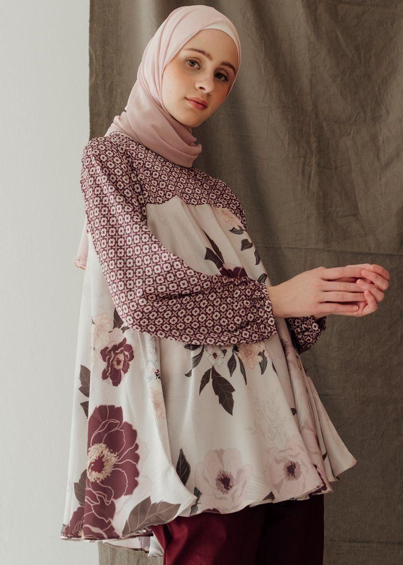 13 model baju batik untuk orang gemuk agar terlihat kurus, image size:768x1075